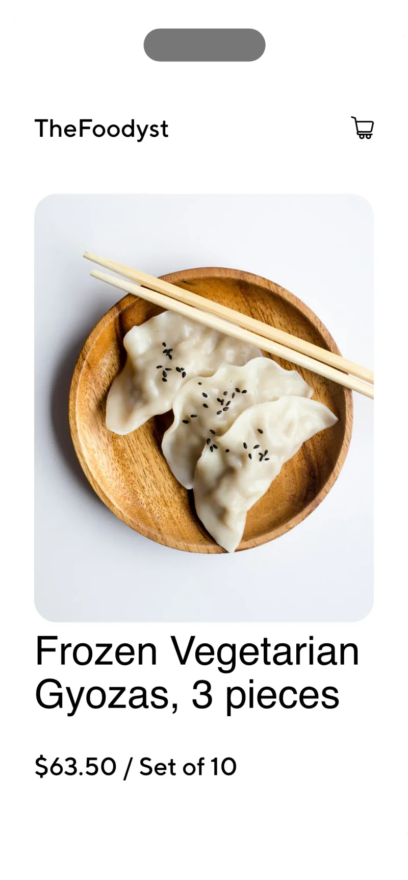 app mobile gyoza product price