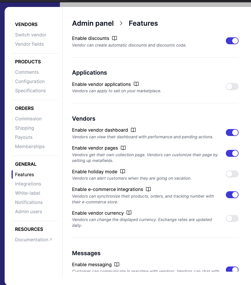 Feature screenshot