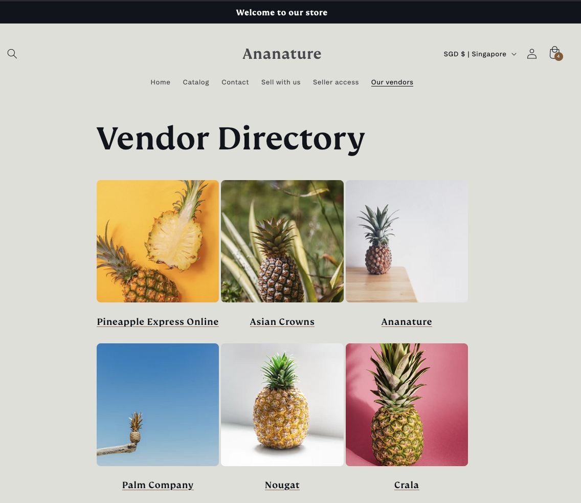 vendor directory auto-generated page