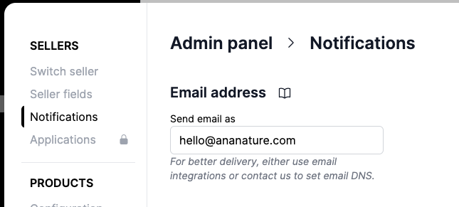 Sender email image