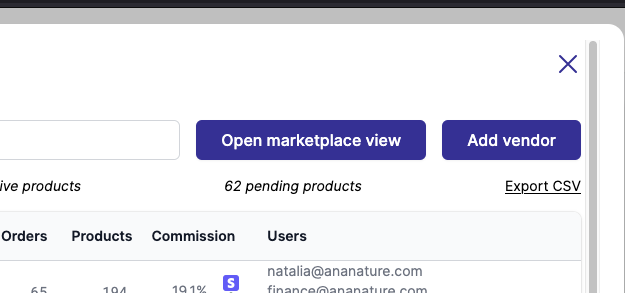 Marketplace view screenshot